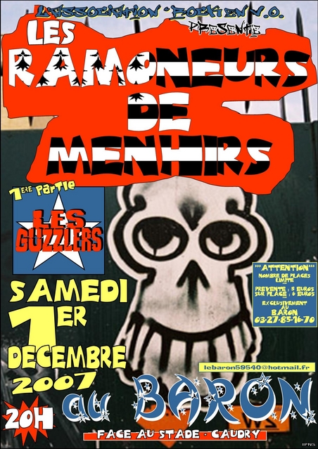 Les Ramoneurs de Menhirs au Baron le 01 décembre 2007 à Caudry (59)