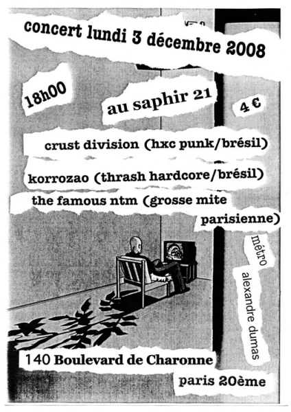 Concert au Saphir 21 le 03 décembre 2007 à Paris (75)