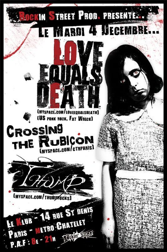 Love Equals Death au Klub le 04 décembre 2007 à Paris (75)