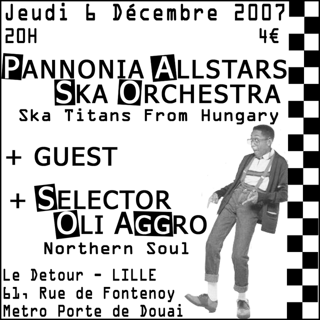 Concert Ska au Détour le 06 décembre 2007 à Lille (59)