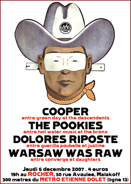 Dolores Riposte + The Pookies le 06 décembre 2007 à Malakoff (92)
