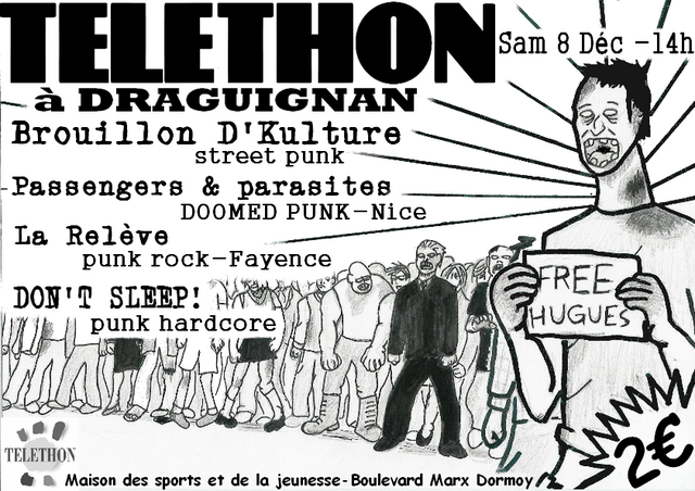 Telethon Punk le 08 décembre 2007 à Draguignan (83)