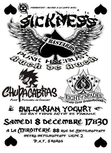 Concert Punk à la Miroiterie le 08 décembre 2007 à Paris (75)