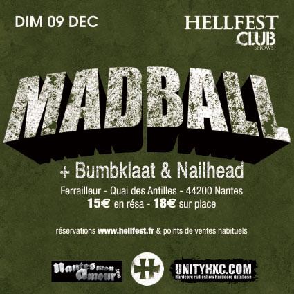 Madball au Ferrailleur le 09 décembre 2007 à Nantes (44)