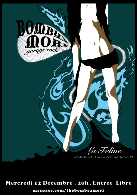 Bombyx Mori à la Féline le 12 décembre 2007 à Paris (75)