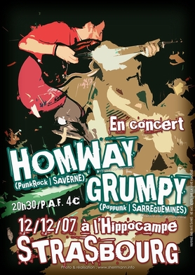 Concert Pop Punk à l'Hippocampe le 12 décembre 2007 à Strasbourg (67)