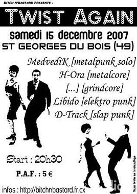Twist Again à la Salle des Fêtes le 15 décembre 2007 à Saint-Georges-du-Bois (49)