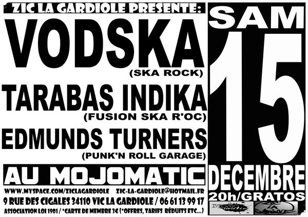 Concert Ska Rock'n'Roll au Mojomatic le 15 décembre 2007 à Vic-la-Gardiole (34)