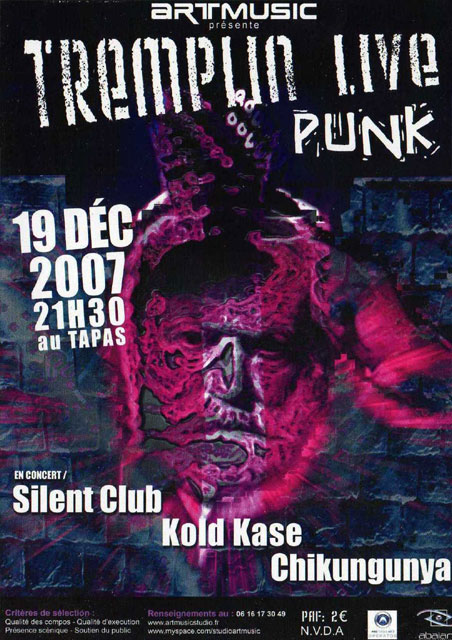 Tremplin Live Punk au Tapas La Movida le 19 décembre 2007 à Nice (06)