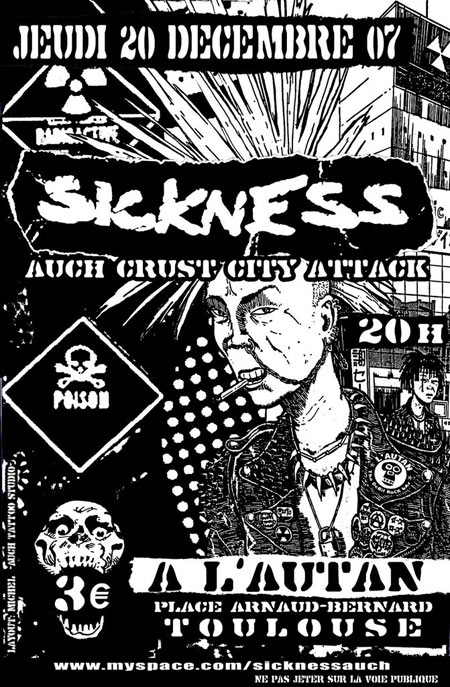 Auch Crust City Attack à l'Autan le 20 décembre 2007 à Toulouse (31)