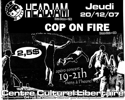 Apéro concert Punk Dub au CCL le 20 décembre 2007 à Lille (59)