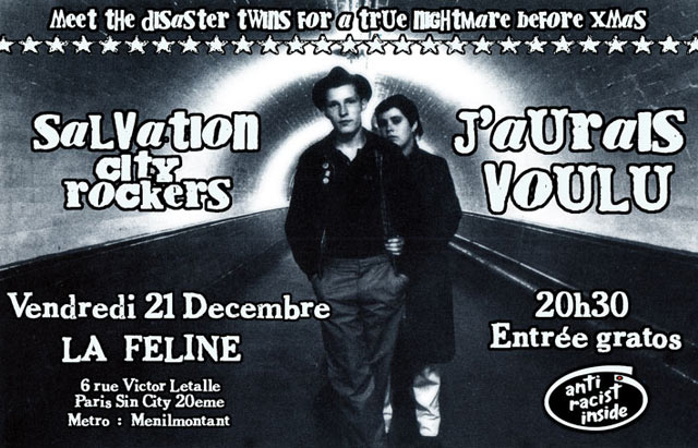 Concert Punk à la Féline le 21 décembre 2007 à Paris (75)