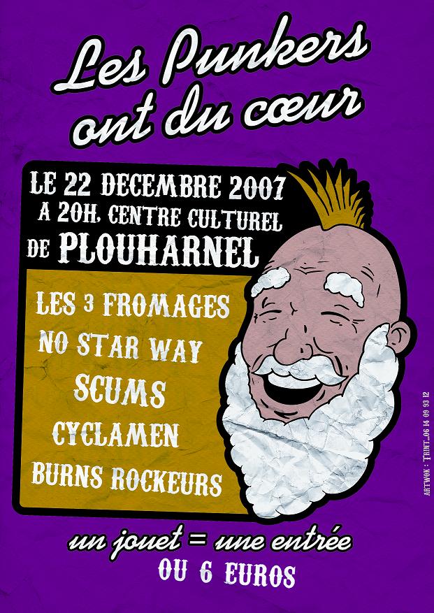 Les Punkers ont du Coeur le 22 décembre 2007 à Plouharnel (56)