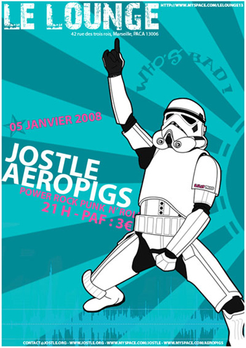 Jostle Aeropigs au Lounge le 05 janvier 2008 à Marseille (13)