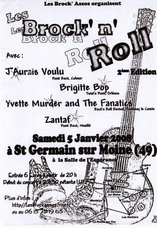 Les Brock'n'Roll 2ème édition le 05 janvier 2008 à Saint-Germain-Sur-Moine (49)