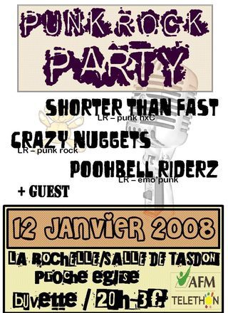 Punk Rock Party à la Salle de Tasdon le 12 janvier 2008 à La Rochelle (17)