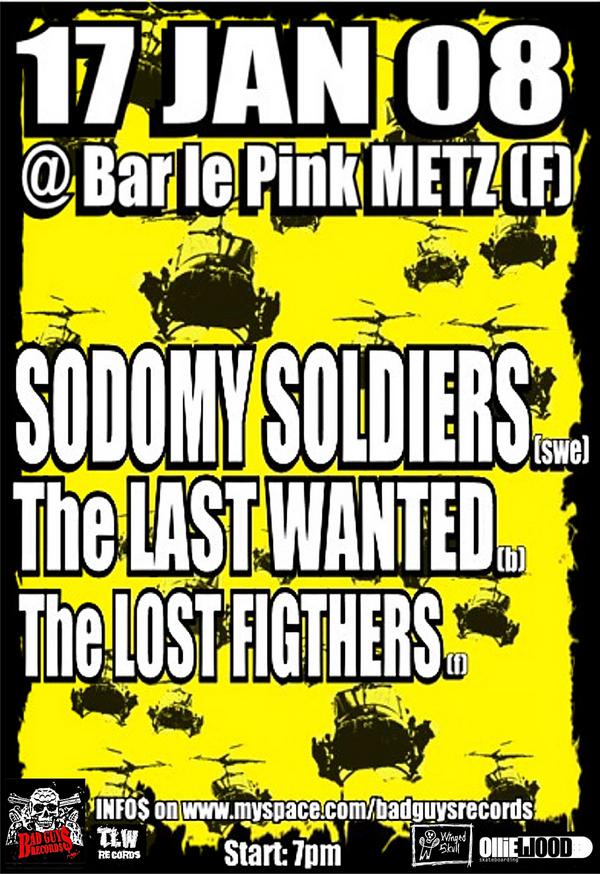 Concert Punk au Pink Bar le 17 janvier 2008 à Metz (57)