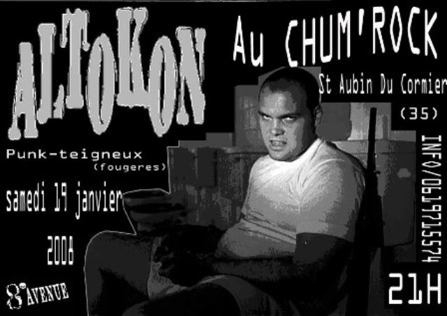 Altokon au Chum' Rock le 19 janvier 2008 à Saint-Aubin-du-Cormier (35)