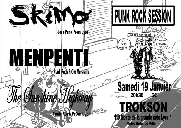 Punk Rock Session au Trokson le 19 janvier 2008 à Lyon (69)