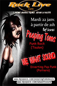 Concert Pop Punk au Rock Live Café le 22 janvier 2008 à La Valette-du-Var (83)