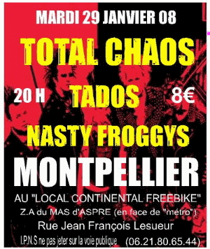 Total Chaos au Local Continental Freebike le 29 janvier 2008 à Montpellier (34)