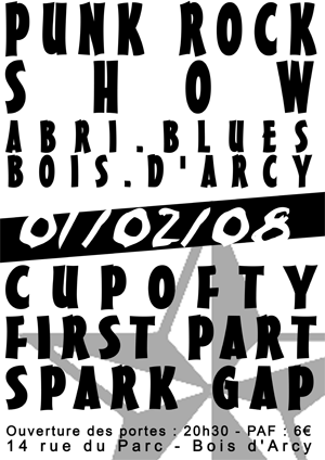 Punk Rock Show à l'Abri Blues le 01 février 2008 à Bois d'Arcy (78)