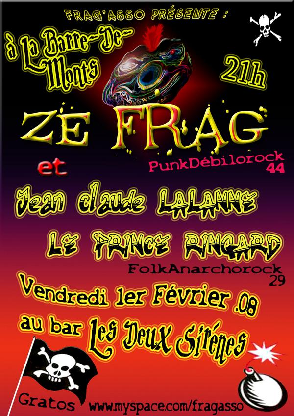 Concert Frag'Asso au Bar Les Deux Sirènes le 01 février 2008 à La Barre-de-Monts (85)