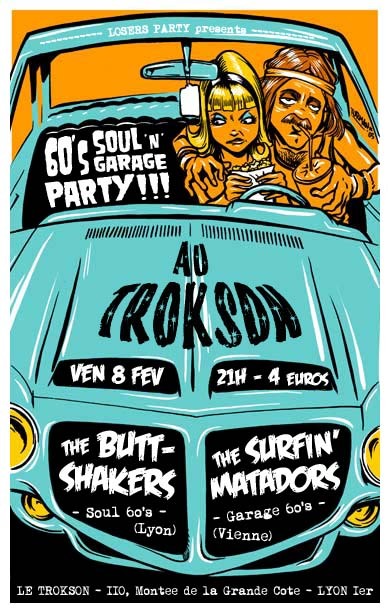 60's Soul'n'Garage Party au Trokson le 08 février 2008 à Lyon (69)