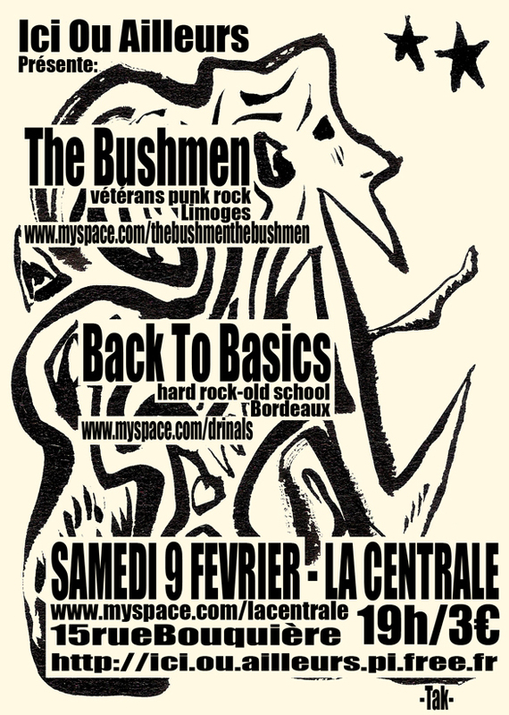 The Bushmen à la Centrale le 09 février 2008 à Bordeaux (33)