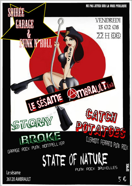 Soirée Garage & Punk'n'Roll au Sésame le 15 février 2008 à Ambrault (36)