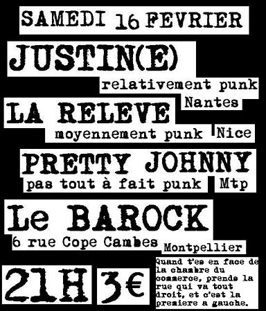 Concert Punk au Barock le 16 février 2008 à Montpellier (34)