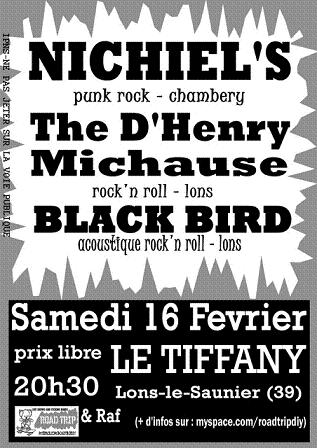 Concert Punk Rock n' Roll au Tiffany le 16 février 2008 à Lons-le-Saunier (39)