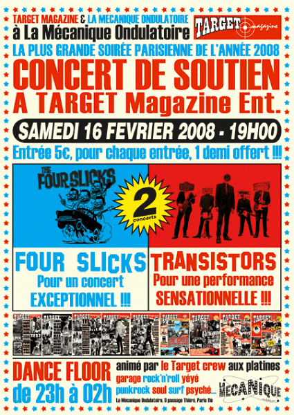 Concert à la Mécanique Ondulatoire le 16 février 2008 à Paris (75)