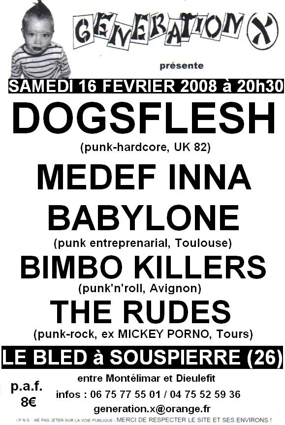 Concert Punk le 16 février 2008 à Souspierre (26)