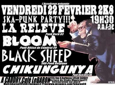 Ska Punk Party au Baron le 22 février 2008 à Caudry (59)