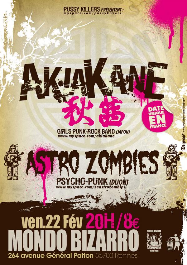Concert Punk au Mondo Bizarro le 22 février 2008 à Rennes (35)