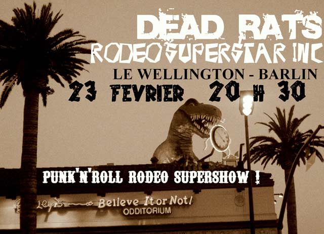 Punk'n'Roll Rodeo au Wellington le 23 février 2008 à Barlin (62)