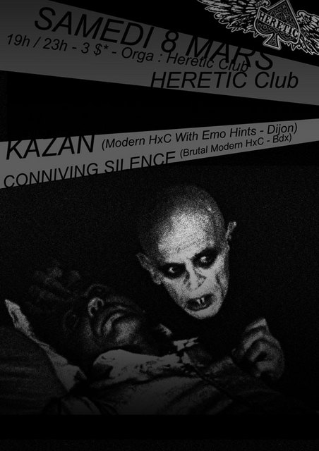 Soirée HxC à l'Heretic Club le 08 mars 2008 à Bordeaux (33)