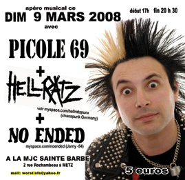 Apéro musical à la MJC Sainte-Barbe le 09 mars 2008 à Metz (57)