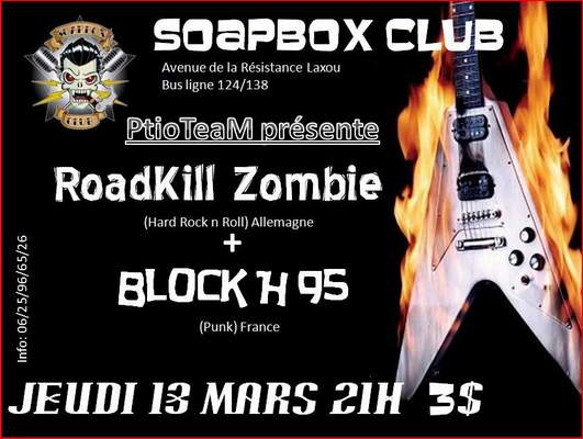 Concert au Soap Box Club le 13 mars 2008 à Laxou (54)