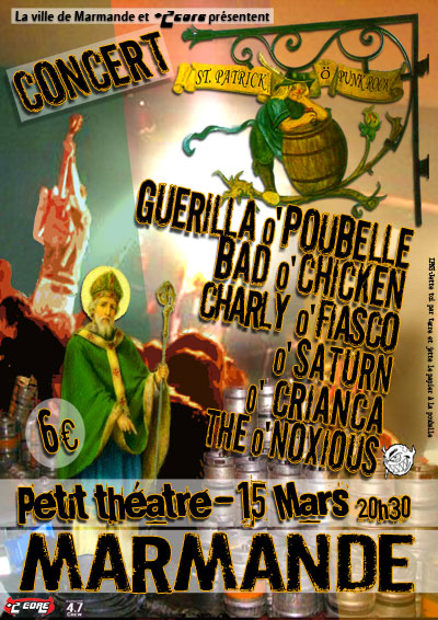 Guerilla Poubelle au Petit Théâtre le 15 mars 2008 à Marmande (47)