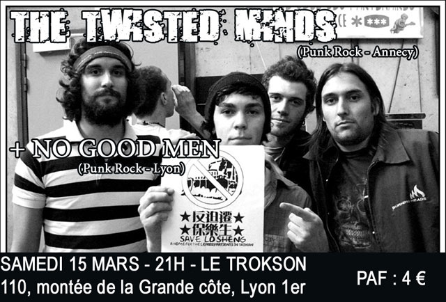 Concert Punk Rock au Trokson le 15 mars 2008 à Lyon (69)