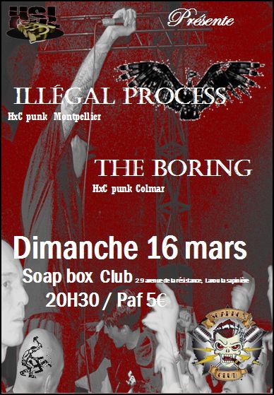 Concert Punk HxC au Soap Box Club le 16 mars 2008 à Laxou (54)