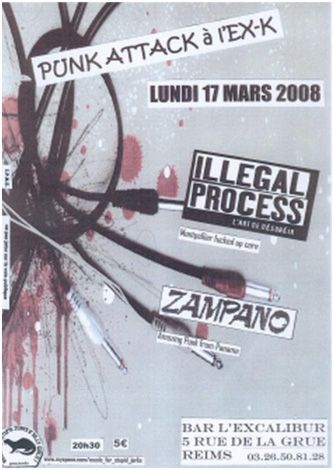 Concert Punk à l'Excalibur le 17 mars 2008 à Reims (51)
