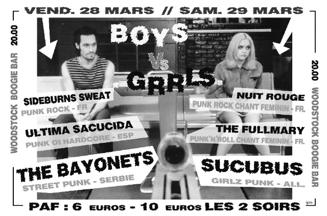 Festival Boyz Vs Grrls le 29 mars 2008 à Limoges (87)