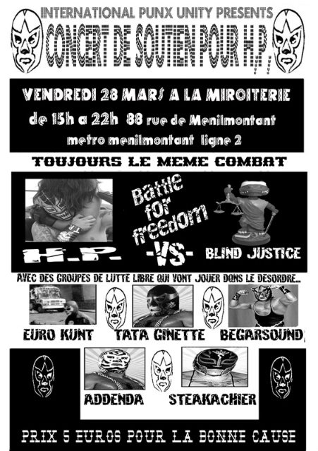 Concert Punk à la Miroiterie le 28 mars 2008 à Paris (75)
