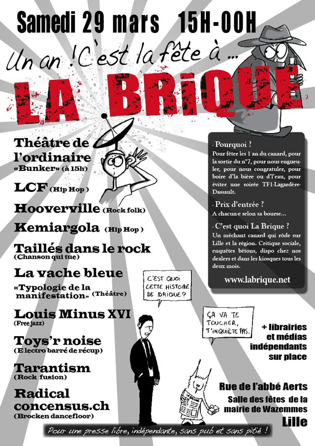 Fête de La Brique le 29 mars 2008 à Lille (59)