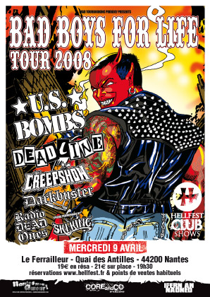 Bad Boys For Life Tour 2008 au Ferrailleur le 09 avril 2008 à Nantes (44)