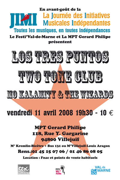 Concert Ska à la MPT Gérard Philipe le 11 avril 2008 à Villejuif (94)
