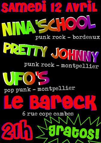 Concert Punk Rock au Barock le 12 avril 2008 à Montpellier (34)